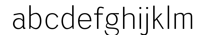 Rastive-ExtraLight Font LOWERCASE