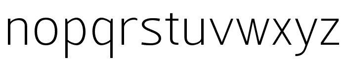 Rastive-ExtraLight Font LOWERCASE