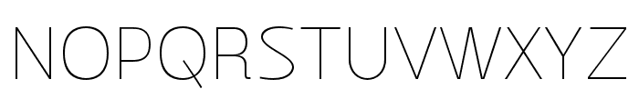 Rastive-Thin Font UPPERCASE