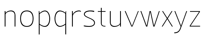 Rastive-Thin Font LOWERCASE