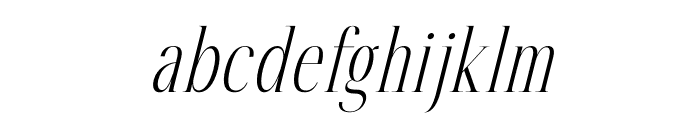 Rastofi Italic Font LOWERCASE