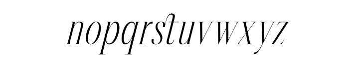 Rastofi Italic Font LOWERCASE