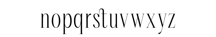 Rastofi Font LOWERCASE