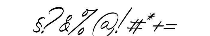 Rasttelina Italic Font OTHER CHARS