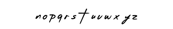 Rasttend Font LOWERCASE