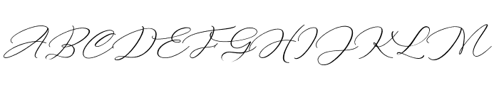 RastyaSignature Font UPPERCASE