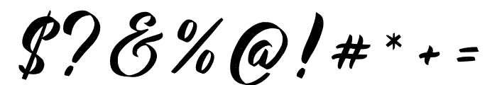 Rastynd-Regular Font OTHER CHARS
