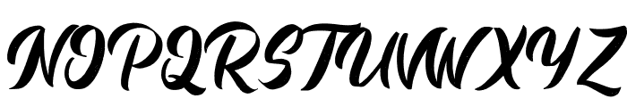 Rastynd-Regular Font UPPERCASE