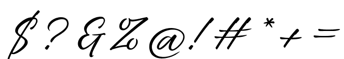 Ratched Signature Font OTHER CHARS