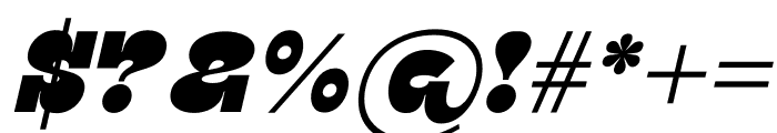 Ratego Italic Font OTHER CHARS