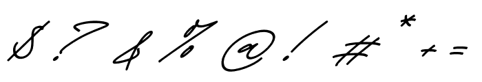Ratherlafia Forghive Italic Font OTHER CHARS