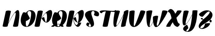 Rathetta Italic Font UPPERCASE