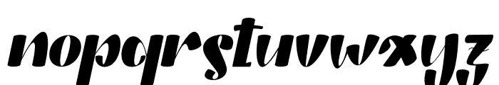 Rathetta Italic Font LOWERCASE