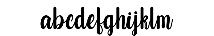 Rathi Font LOWERCASE