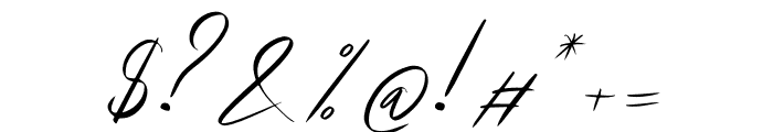 Rathilya Italic Font OTHER CHARS