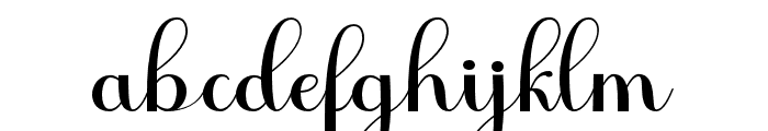 Rathna Script Font LOWERCASE