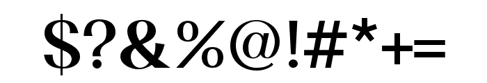 Ratieka-Regular Font OTHER CHARS