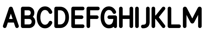 Rationalized Rounded Black Font UPPERCASE