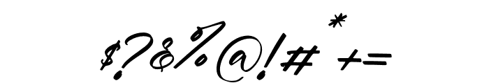 Ratmosh Delliot Italic Font OTHER CHARS