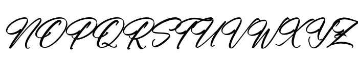 Ratmosh Delliot Italic Font UPPERCASE