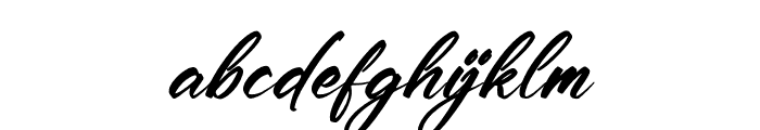 Ratmosh Delliot Italic Font LOWERCASE