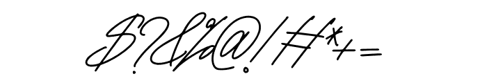RattiniSignature Font OTHER CHARS