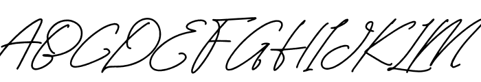 RattiniSignature Font UPPERCASE