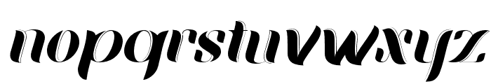 RaugiFont-Italic Font LOWERCASE