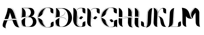 RaugiFont-Regular Font UPPERCASE