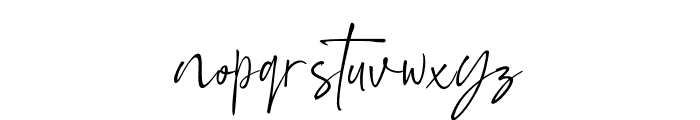 Ravellin-Regular Font LOWERCASE