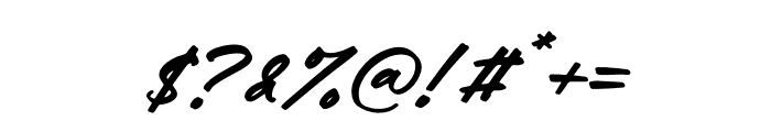 Ravelline Italic Font OTHER CHARS