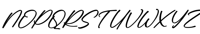Ravelline Italic Font UPPERCASE