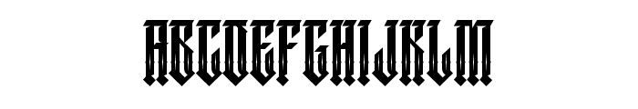 RavenBlades-Inline Font UPPERCASE