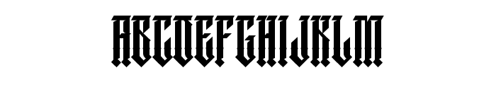 RavenBlades-Regular Font UPPERCASE