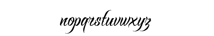 RavenScript Font LOWERCASE
