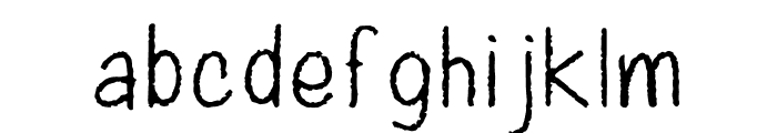 Ravenger Font LOWERCASE