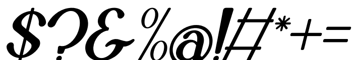 Ravith Italic Font OTHER CHARS