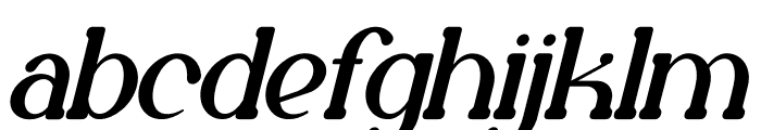 Ravith Italic Font LOWERCASE