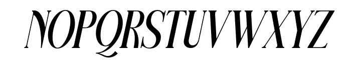 Ravsten Italic Font UPPERCASE