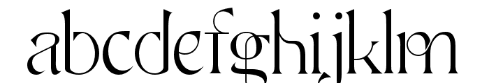 Rawgly-Regular Font LOWERCASE