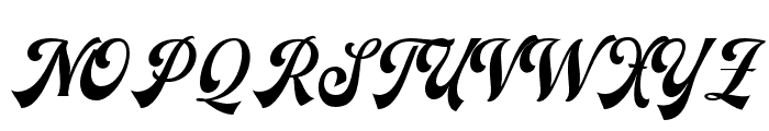 RawnsterScript-Regular Font UPPERCASE