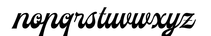 RawnsterScript-Regular Font LOWERCASE