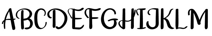 Raxey Font UPPERCASE