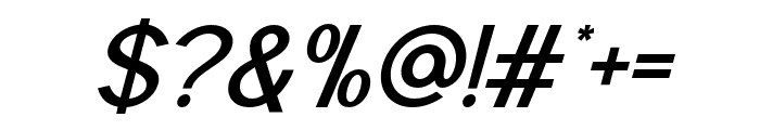 Raxogen Bold Italic Font OTHER CHARS