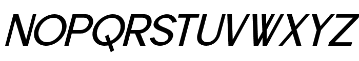 Raxogen Bold Italic Font UPPERCASE
