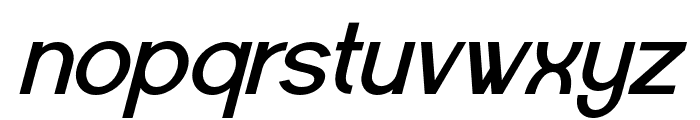 Raxogen Bold Italic Font LOWERCASE