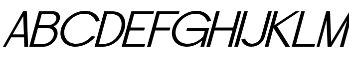 Raxogen Regular Italic Font UPPERCASE