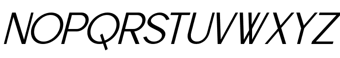 Raxogen Regular Italic Font UPPERCASE