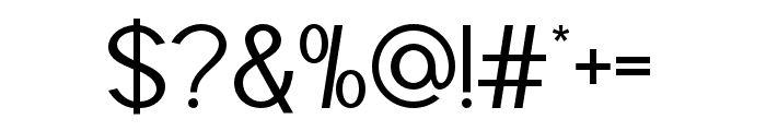 Raxogen Regular Font OTHER CHARS