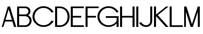 Raxogen Regular Font UPPERCASE